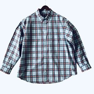 Lands' End Mens Shirt Traditional Fit Button Down Collar 3XLT